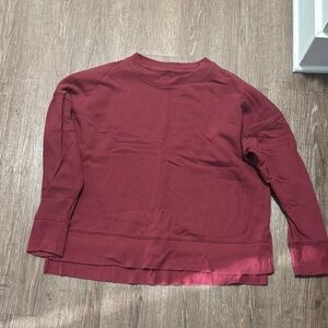 Time and Tru Women's Sweater - Burgundy